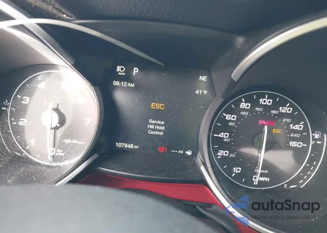 2019 Alfa Romeo Stelvio Sport Awd из США, поврежденный, VIN ZASPAKAN3K7C69645